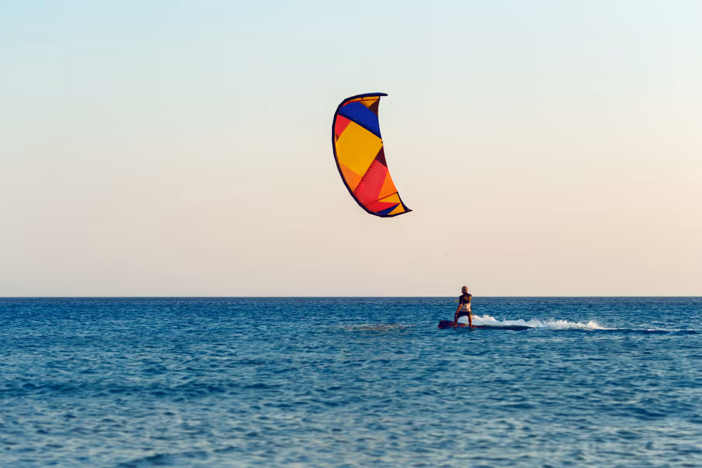 Kitesurf sur la côte dominicaine
